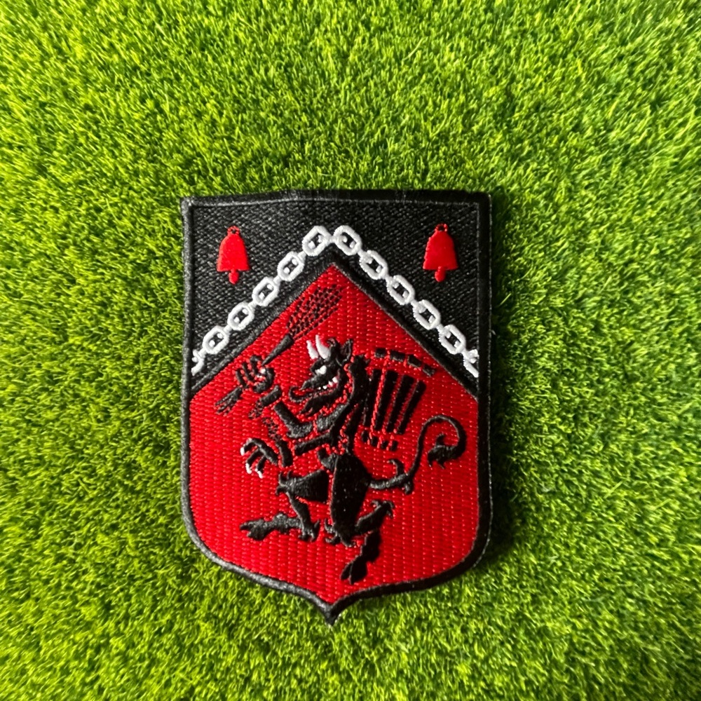 Krampus Embroidered Iron On Patch